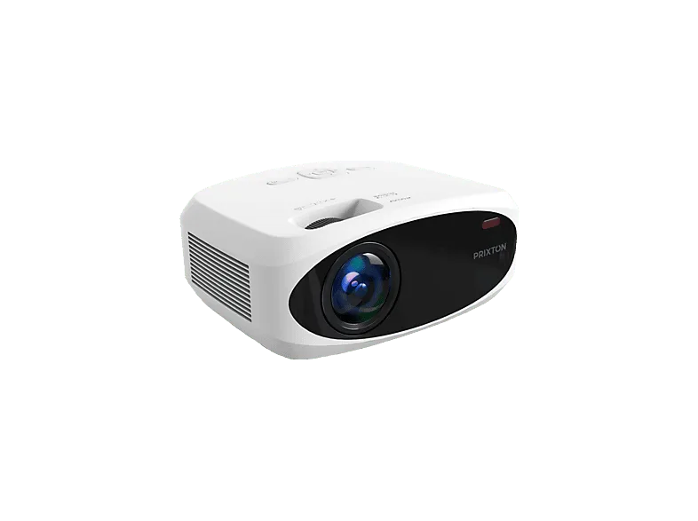 Proyector - Prixton Picasso, 1.920 x 1.080 píxeles, 50000 h, Full-HD, Wi-Fi, Proyección Variable entre 1 y 7 metros, Blanco