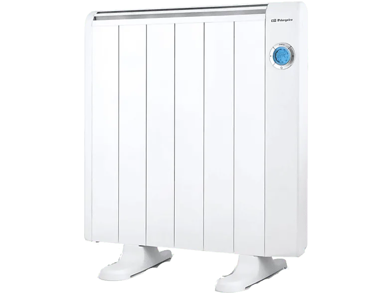 Emisor térmico - Orbegozo RRE 1010, 1000W, 6 elementos, Pies de apoyo, Mando a distancia, Blanco