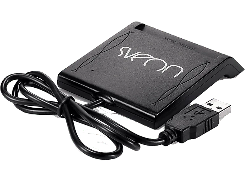 Lector de tarjetas para DNI - Sveon, SCT022M, Negro
