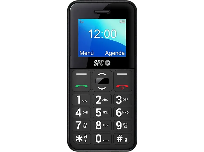 Móvil - SPC Telecom Fortune 2 Pocket Edition, Negro, 1.1" QQVGA, 500 contactos, Radio FM, VGA, Micro SD, 800 mAh