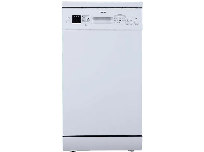 Lavavajillas - Infiniton DIW-4510W, Independiente, 10 servicios, 7 programas, 47dB, 45cm, Extra Drying, Blanco