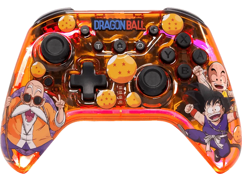 Mando Nintendo Switch - FR-TEC Gamepad Wireless Dragon Ball, Switch; PC; iOS; Android, Translúcido, Inalámbrico, Multicolor