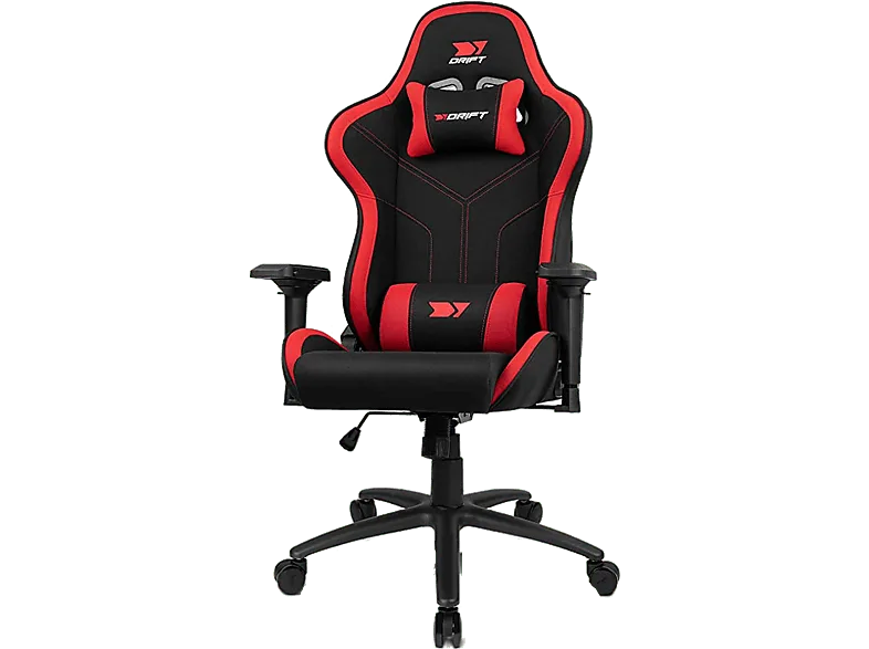 Silla gaming - Drift DR110, Tela, Reposabrazos 4D, Alta transpiración, Hasta 150 kg, Azul
