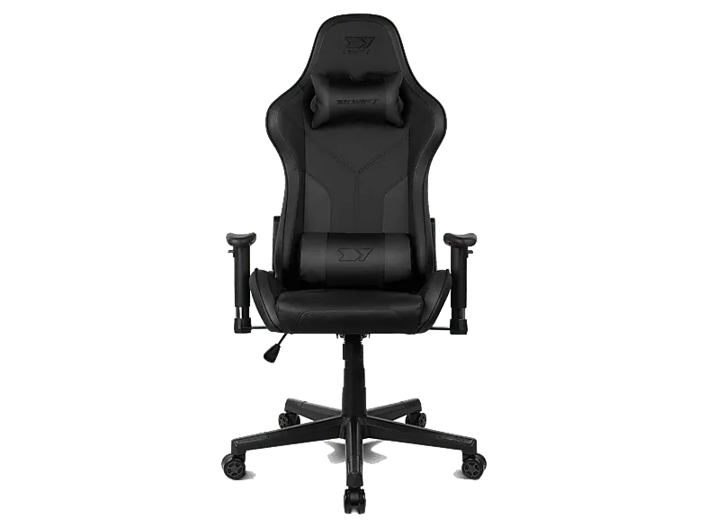 Silla gaming - Drift DR90 Pro V8, 2D (regulable en altura y anchura), Hasta 150 kg, Negro