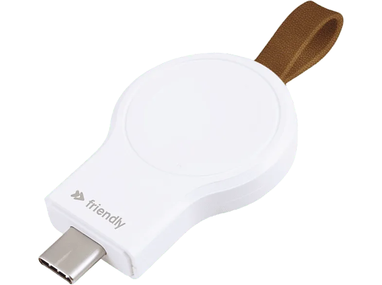 Cargador smartwatch inalámbrico - Friendly License FRWCH001, Apple Watch, 3W, Blanco