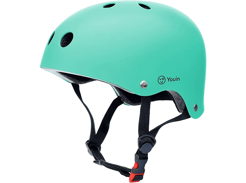 Casco - Youin MA2016S, Infantil, Talla M (48-53 cm), Para bicicleta y patinete, Menta