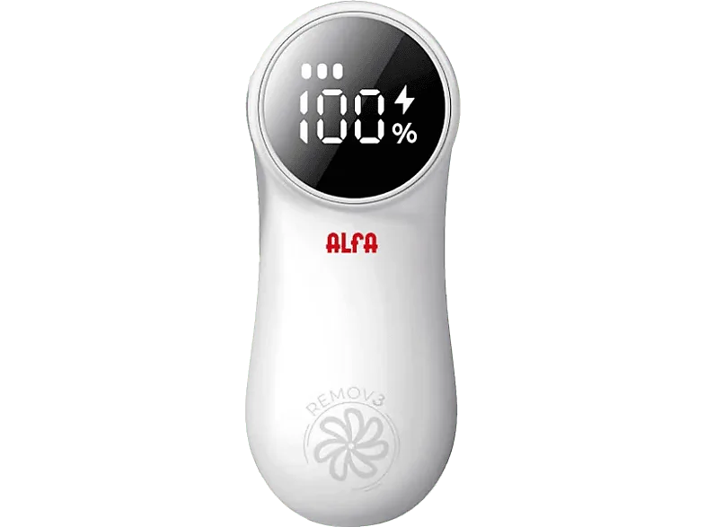 Quitapelusas - Alfa Remov3, 3 Velocidades, 2W, Hasta 3.5h de Autonomía, Blanco