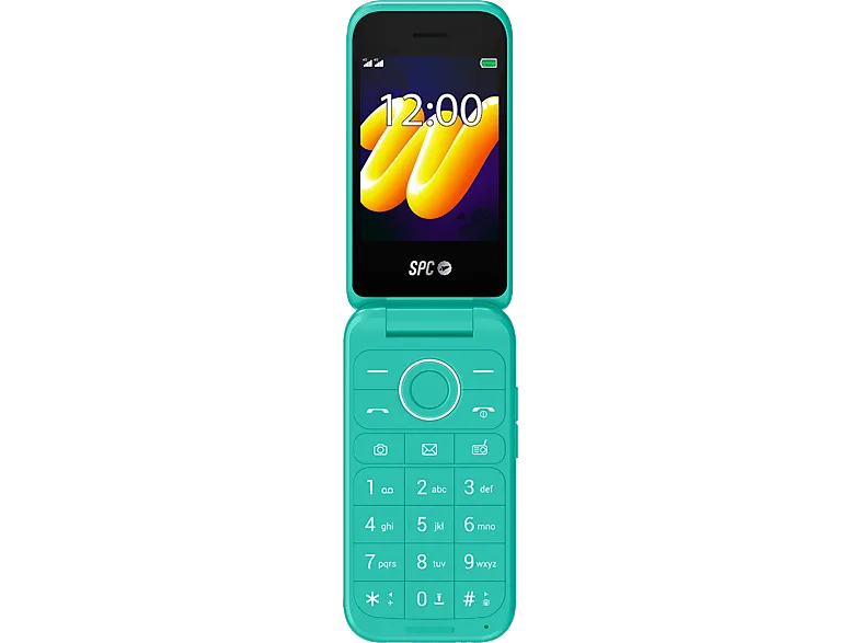 Móvil - SPC Wild, 48+128 MB, 1600 mAh, QVGA, Botón SOS, 4G, 240h Autonomía, Verde