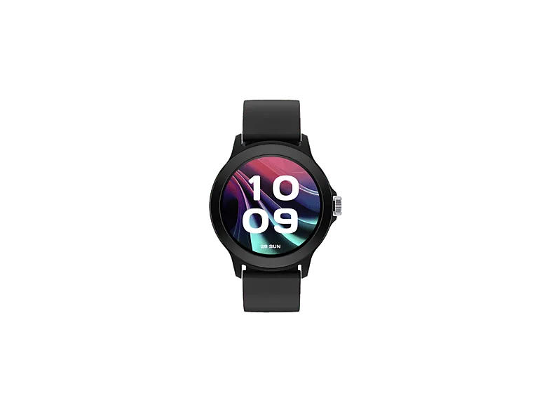 Smartwatch - SPC DUO VIVO 2, 11.2 mm Grosor, 8 días Autonomía, Pantalla 1.32" AMOLED, Correa Extra, +100 Deportes, Negro