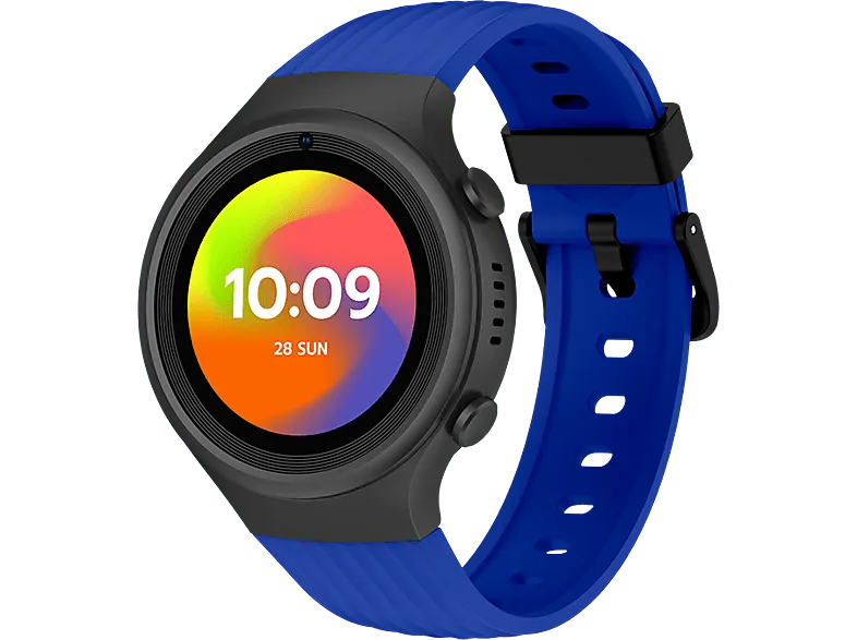 Smartwach infantil - SPC Smartee 4G Junior, 107mm, Silicona, WiFi, Botón SOS, 60h Autonomía, Azul