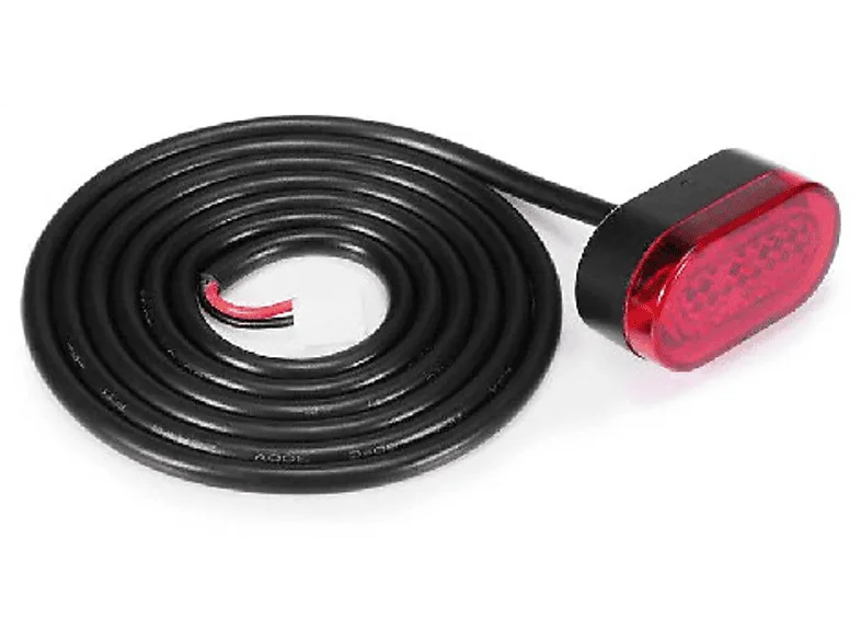 Accesorio patinete eléctrico - SK8 Luz trasera, Para Xiaomi Mi Electric Scooter M365 y Pro, Negro