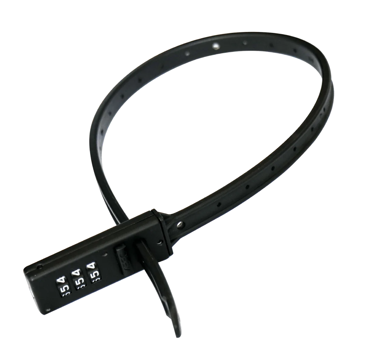 Candado - Beetle Helm Mini, 56 cm, 3 dígitos, Plástico endurecido, Negro
