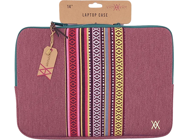 Funda portátil - Vam VALAP001W Cereza, Para de 14", Universal, Textil, Multicolor