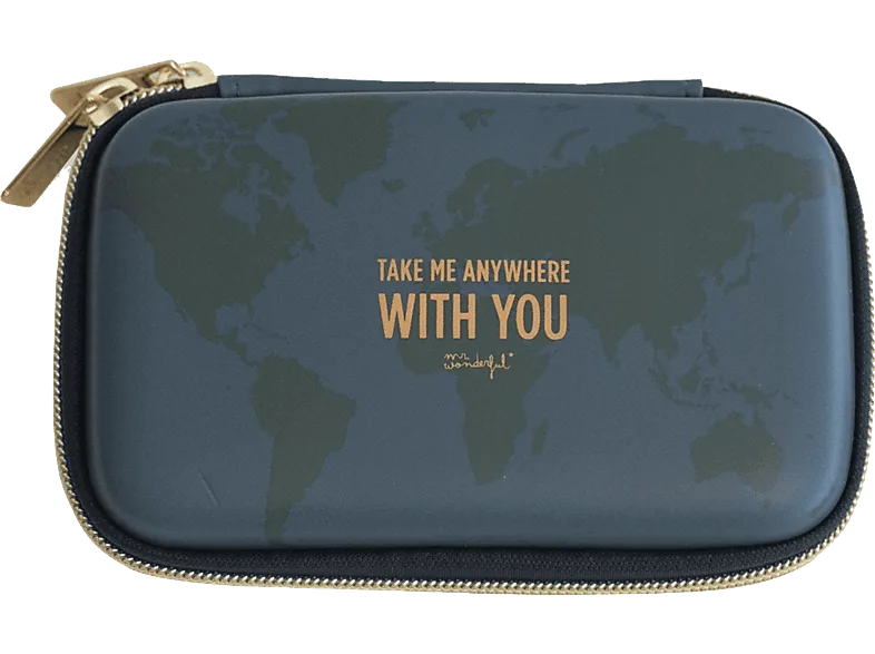 Funda disco duro - Mr. Wonderful ''With you'', Para discos duros 2.5", Impermeable, Multicolor