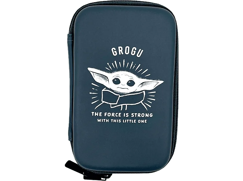 Funda disco duro - Disney Baby Yoda Grogu, Para externo, Azul