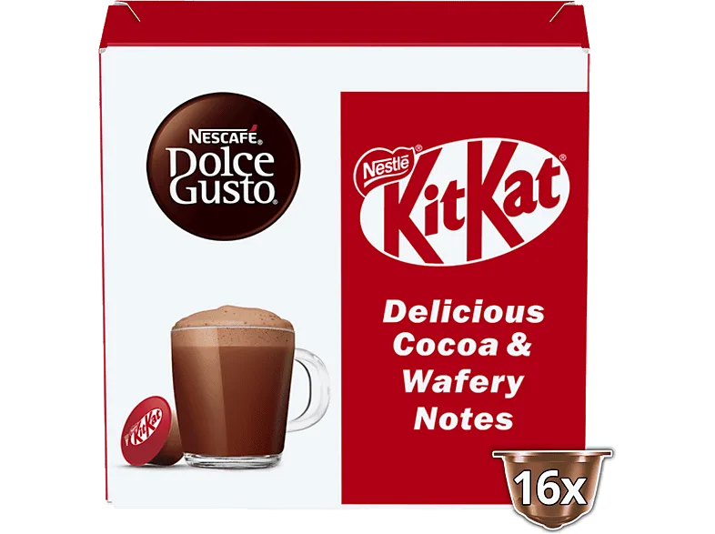 Cápsulas monodosis - Dolce Gusto Kit Kat, 16 cápsulas
