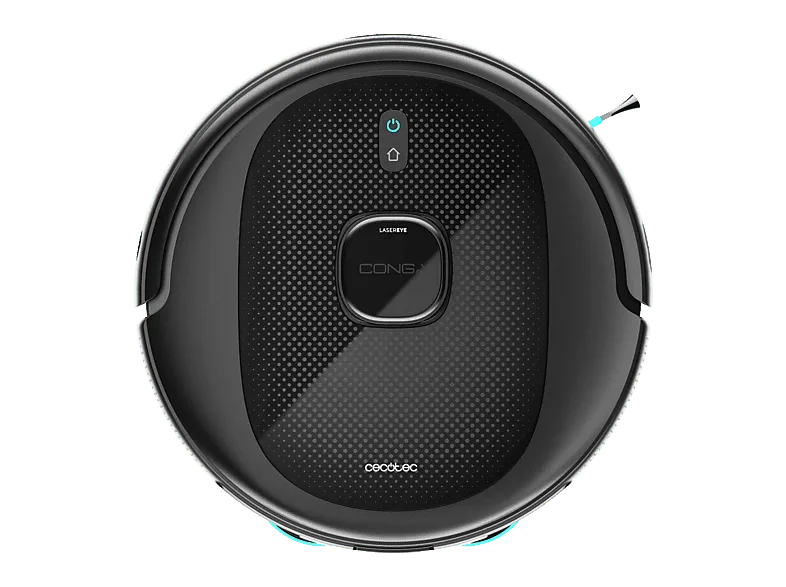 Robot aspirador - Cecotec Conga 9990 AI Spin Revolution Ultra Power Home, 1000W, 240 min, 10000 Pa, APP, Base autovaciado, IA, Hasta 240m2, Negro