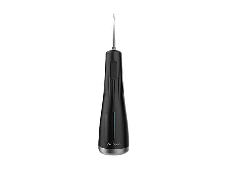 Irrigador - Cecotec ToothCare Jet Liberty, 1600 pulsos por minuto, 8 boquillas intercambiables, 4 modos de limpieza, 250ml capacidad, IPX7, Negro