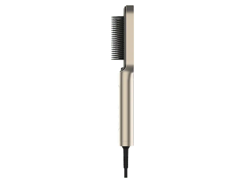 Cepillo alisador - Cecotec InstantCare Lisse IonTech, Tecnología iónica, 9, Dorado
