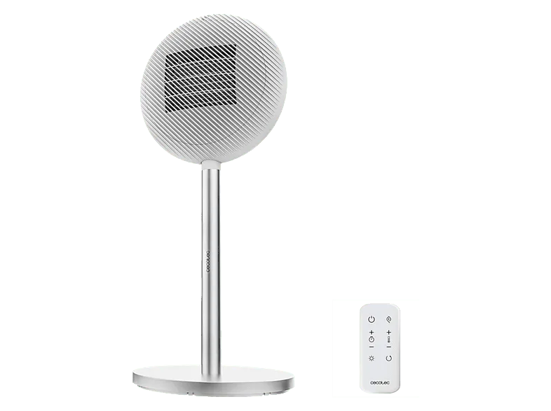Calefactor - Cecotec ReadyWarm 2100 Sun, 2000W, Mando a distancia, Oscilación, Termostato ajustable, Blanco (imagen 1 de 3)