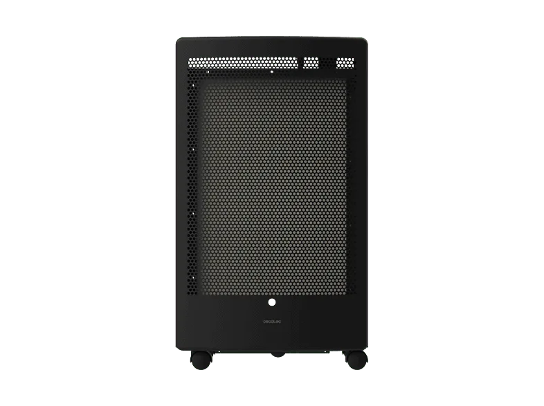Estufa de gas - Cecotec ReadyWarm 5300 Catalytic, 3000W, Termostato 2 niveles, Triple seguridad, Ruedas, Para bombona 13 kg, Negro