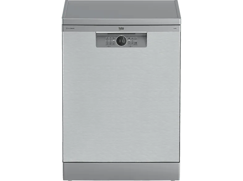 Lavavajillas - Beko BDFN26640XC, 9.5 l, 16 servicios, 6 programas, 60 cm, Tercera bandeja, Corner Intense, Fast+, Inox (imagen 1 de 3)