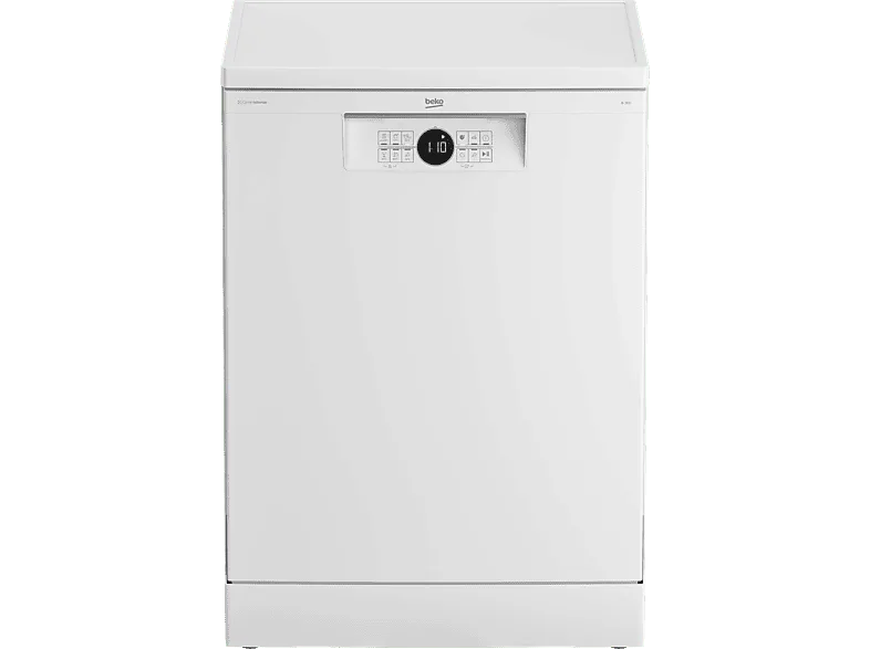 Lavavajillas - Beko BDFN26640WC, 16 servicios, 6 programas, 60 cm, Tercera bandeja, Corner Intense, Fast+, Blanco (imagen 1 de 3)