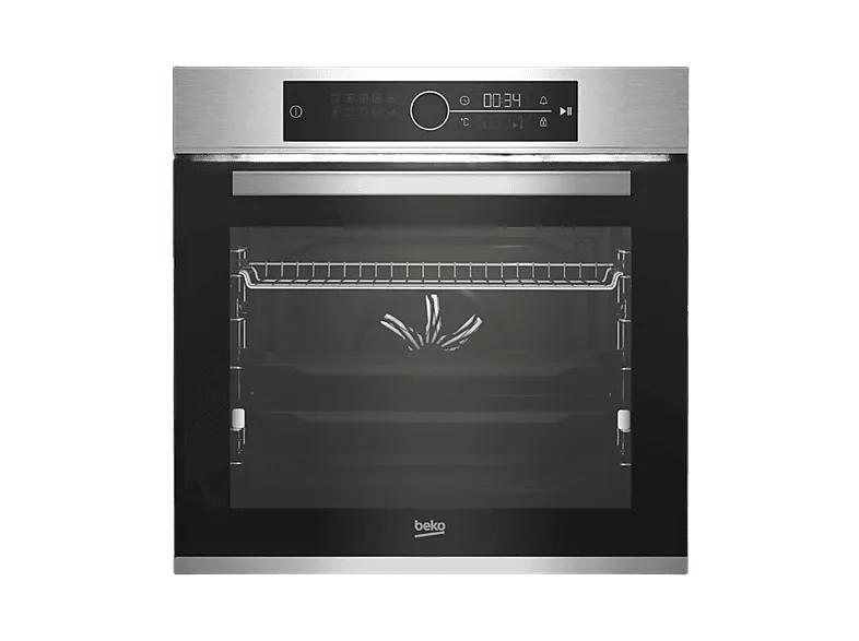 Horno - BEKO BBIM12400XMPS, Multifunción, Pirolítico, 72 l, 60cm, Tecnología Aeroperfect, SoftClose, Inox