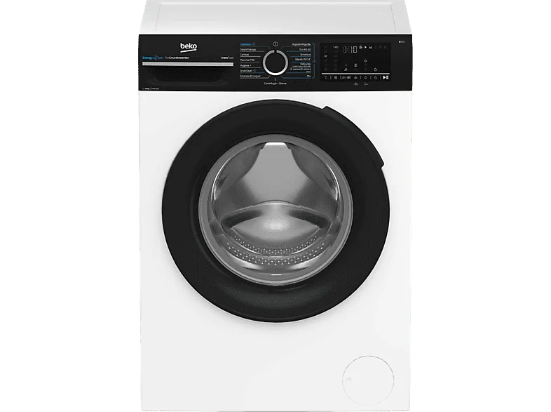 Lavadora carga frontal - Beko BM3WFU41041W, 10 kg, 1400 rpm, 15 Programas, Energy Spin, Steam Therapy, Motor ProSmart Inverter, Blanco (imagen 1 de 3)