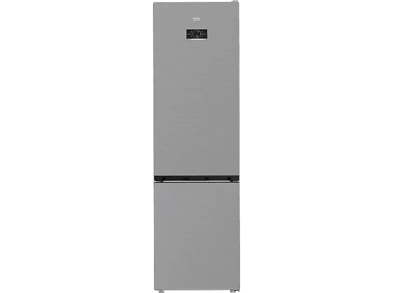 Frigorífico combi - Beko B3RCNE415HXB1, Neo Frost Dual Cooling, Altura 203.5 cm, 415 l, AeroFlow, Tecnología Harvest Fresh, Inox (imagen 1 de 3)