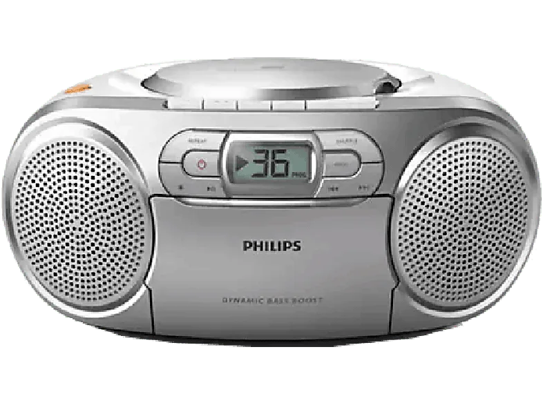 Radio CD - Philips AZ127/12, CD, CD-R y CD-RW, FM
