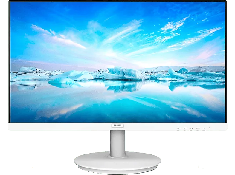 Monitor - Philips 271V8AW/00, 27", Full-HD, 4 ms, 75 Hz, VGA, HDMI, Audio, Adaptive-Sync, Modo LowBlue, SmartImage, Blanco