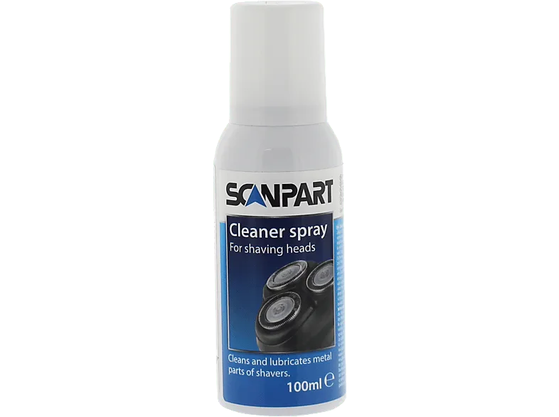 Accesorio afeitadora - Scanpart Limpiador cabezales afeitadora, 100 ml, Blanco y azul