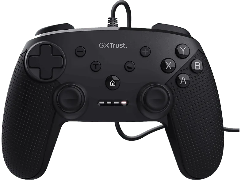 Mando - Trust Muta, Para PC, Controlador USB 3m, Windows 10/11, Negro