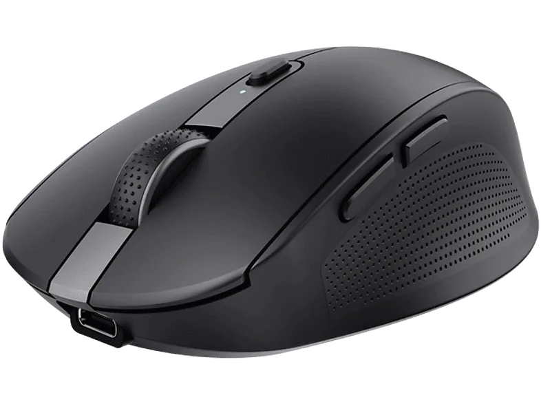 Ratón inalámbrico - Trust Ozaa Compact, Silencioso, 3200 ppp, Bluetooth, Negro – Negro
