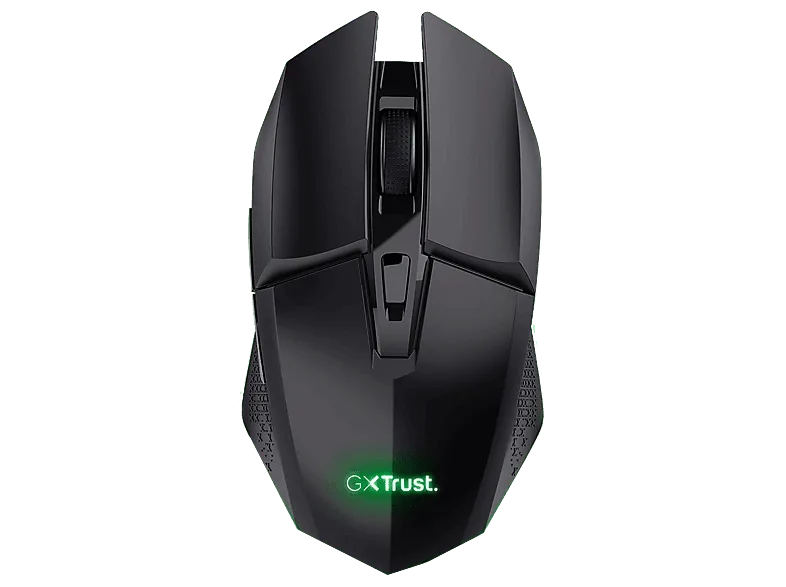 Ratón gaming - Trust GXT 110 Felox, Inalámbrico, 4800 dpi, 6 teclas, Autonomía 80h, Negro – Negro