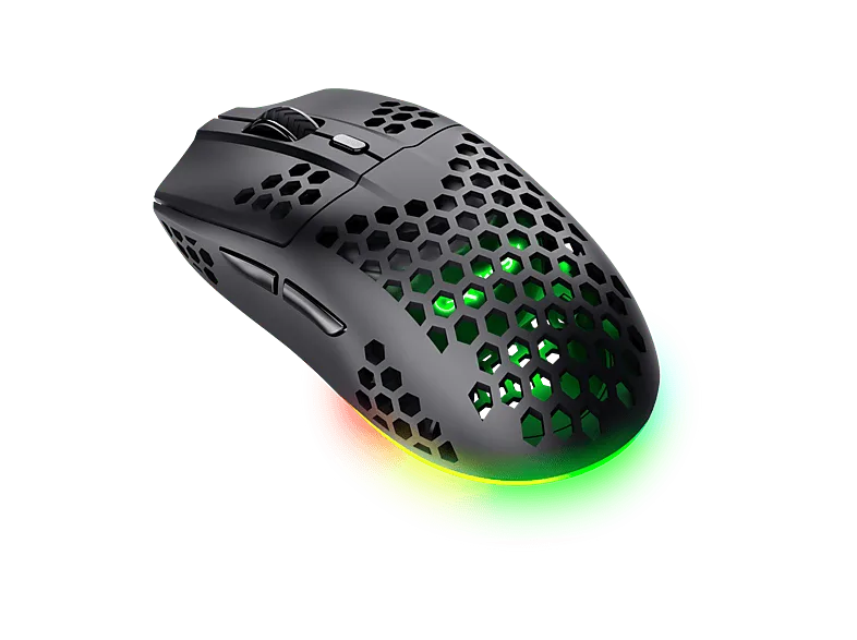Ratón gaming - Trust GXT 929, Inalámbrica, 4.800 dpi, Ultraligero, Iluminación RGB, Negro (imagen 1 de 2)
