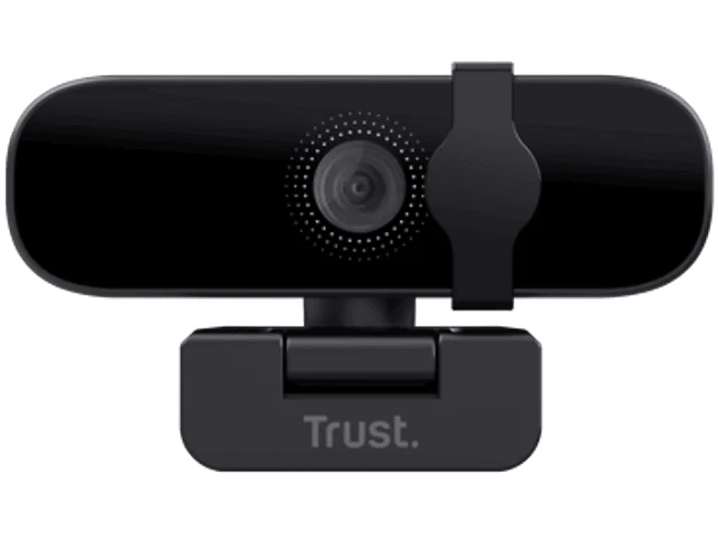 Webcam - Trust Tanor, 1920x1080, Micrófono, Negro
