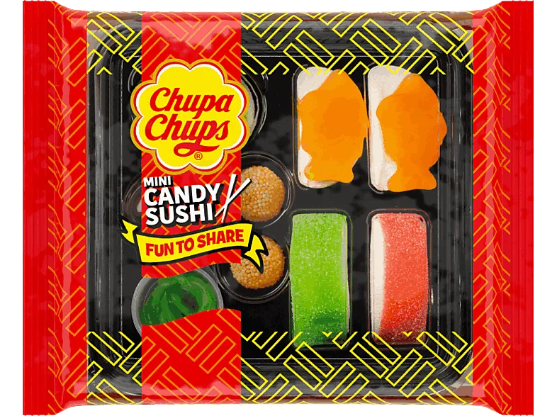 Bandeja Sushi - Chupa Chups Mini Candy, 12 unidades, 100g