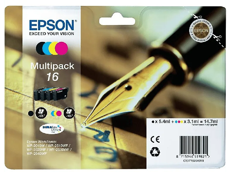 Cartucho de tinta - Epson 16, Multipack