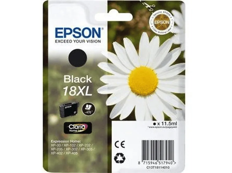 Cartucho de tinta - Epson 18XL, negro