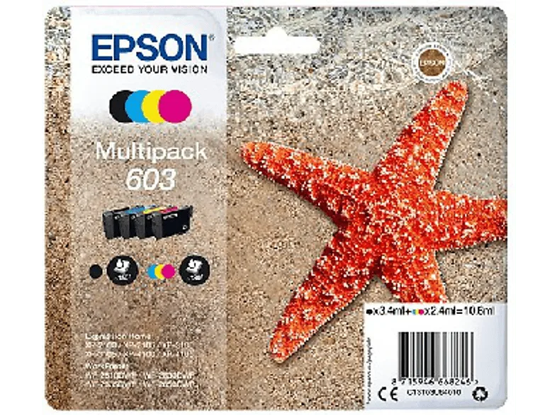Cartucho de tinta - Epson Multipack 4 Colores 603 Ink