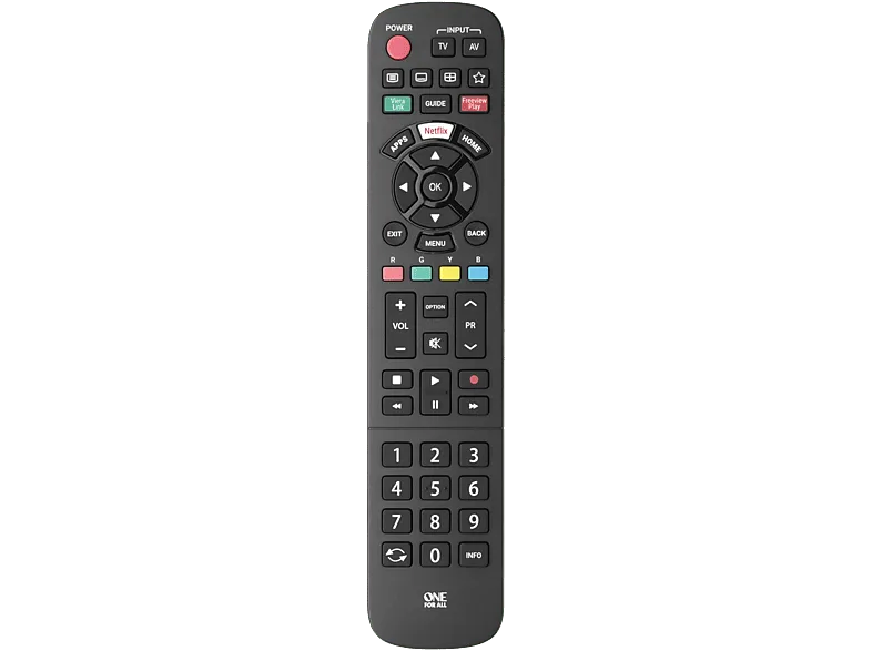 Mando a distancia - One For All URC 4914, Para televisores Panasonic