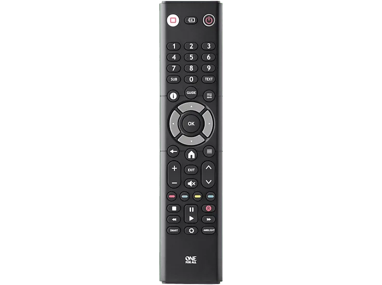 Mando a distancia - One For All URC 1313, Philips, Negro