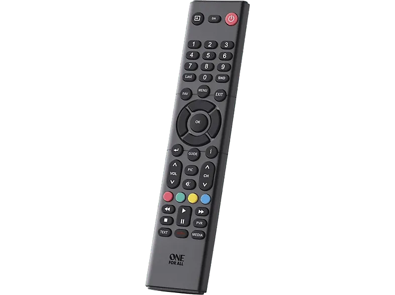 Mando a distancia - One For All URC1316, Compatible con TV Hisense, Pilas, Función Aprendizaje, Negro