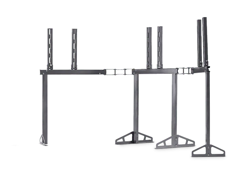 Soporte TV - Playseat Stand Triple, Hasta 3 pantallas, Pantallas hasta 43", Gris