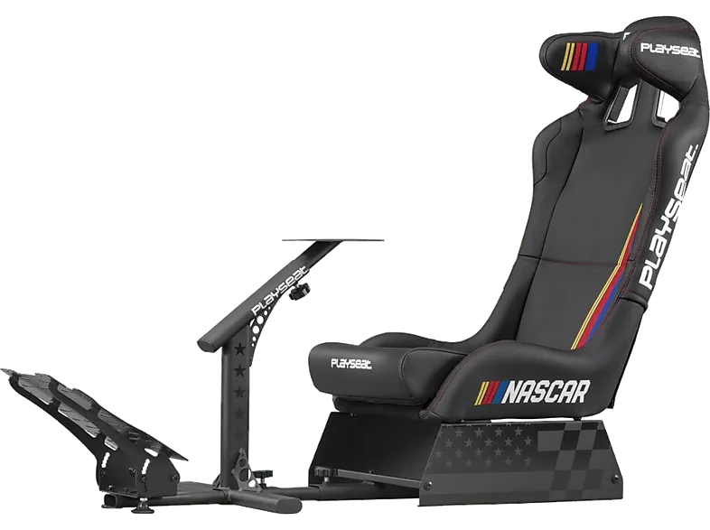 Cockpit - Playseat Evolution Pro Nascar Edition, Plegable, Negro