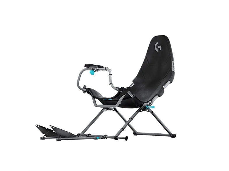 Cockpit - Playseat Challenge X Logitech G Edición, Altura máx 120-220 cm, Negro