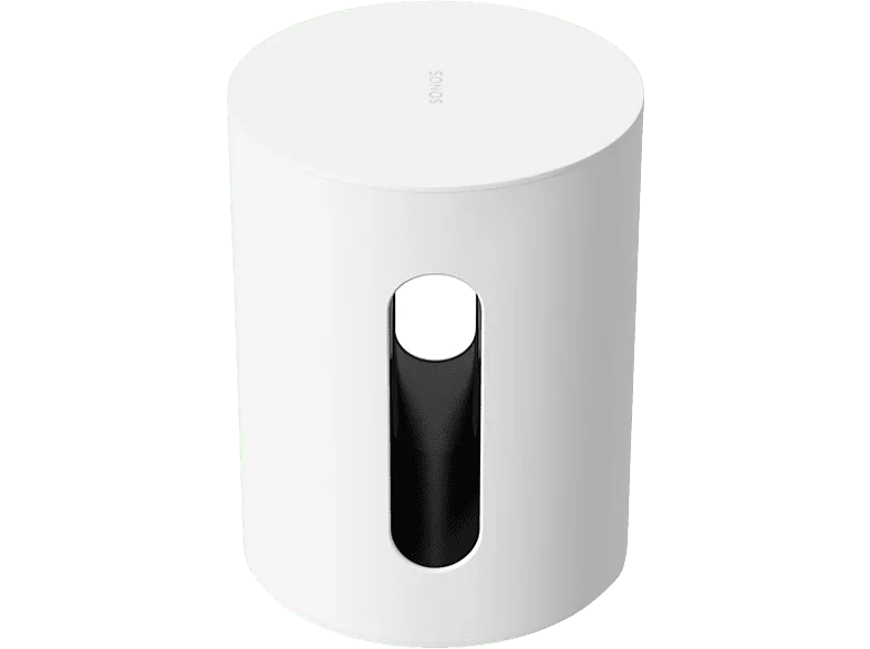 Subwoofer - Sonos Sub Mini, Dos woofers de 6", 5 GHz, Blanco