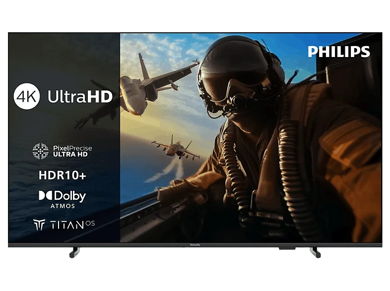 TV LED 50" - Philips 50PUS7000/12, UHD 4K, Smart TV, Dolby Atmos y DTS:X, Titan OS, Negro